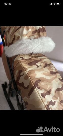 Детские санки коляска