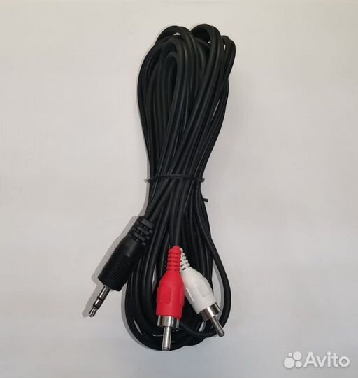 Шнур джек 3,5- 2 RCA, длина 3 метра