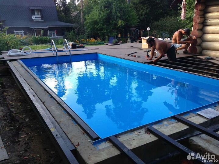 Пластиковый бассейн
