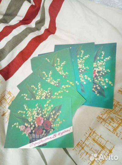 Открытки СССР 8 марта