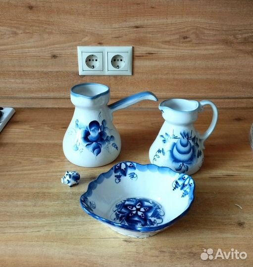 Новая посуда Гжель Сувениры
