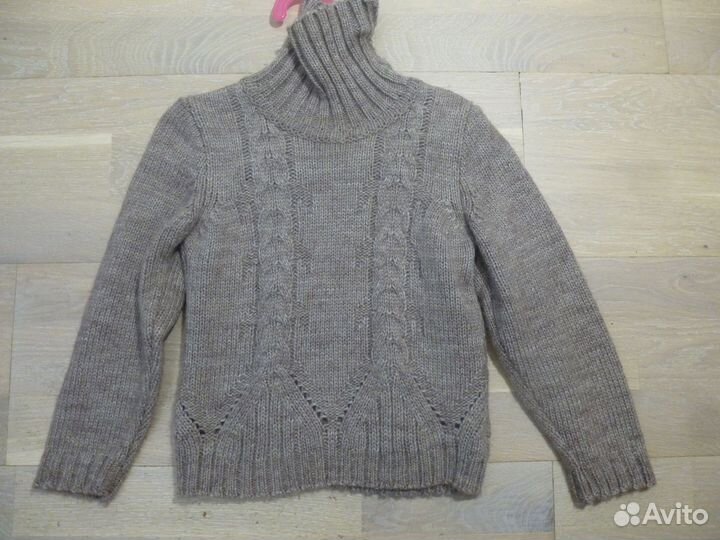 Свитер с горловиной р. 110-116