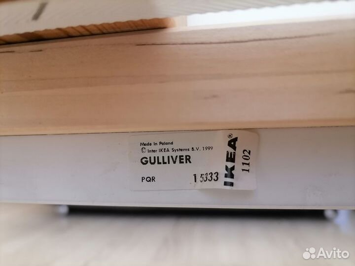 Детская кровать IKEA Гулливер с матрасом