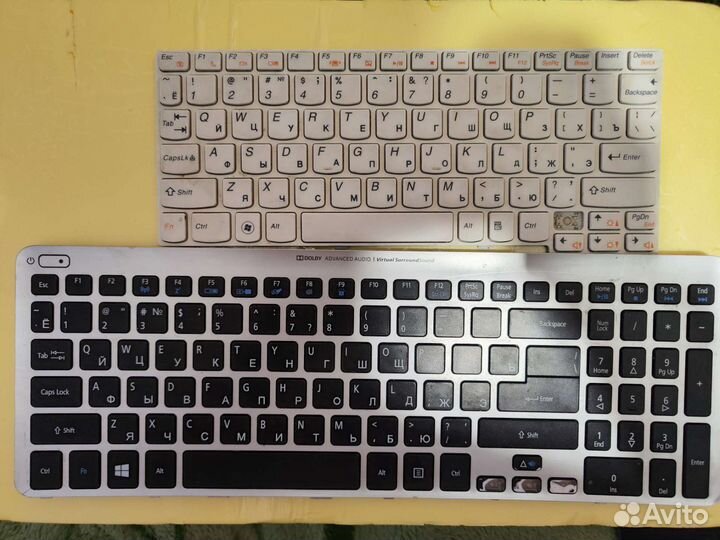 Клавиатура для ноутбука в ассортименте бу 3 шт