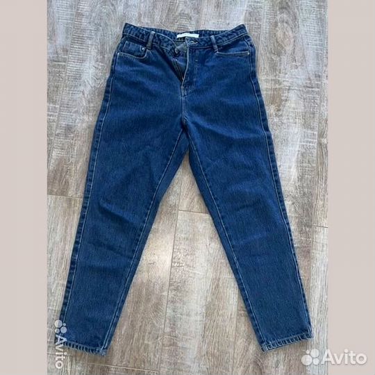 Джинсы zara mom fit 38