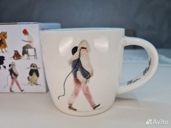 Кружка Пёс на прогулке 400 мл. Maxwell & Williams