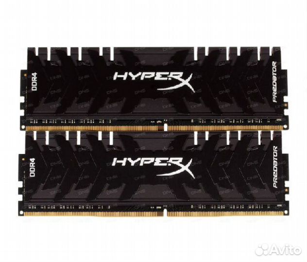 32 Gb DDR4 Kingston hyperX (4*8Gb)