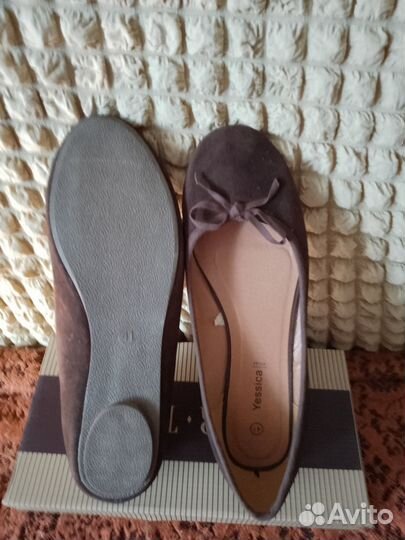 Балетки велюровые новые размер 41