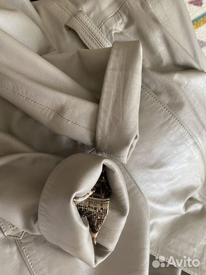 Кожаный плащ женский натуральная кожа