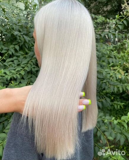 Кератиновое выпрямление волос