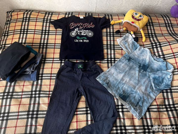 Детские вещи пакетом на мальчика 128 134