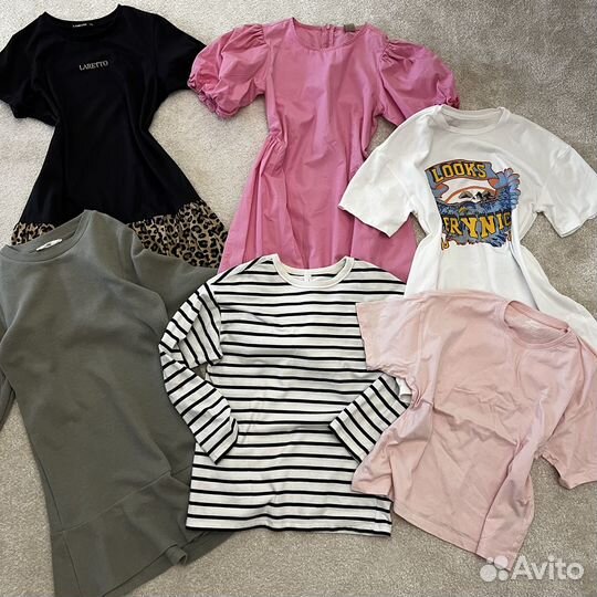 Вещи пакетом на девочку 134-140