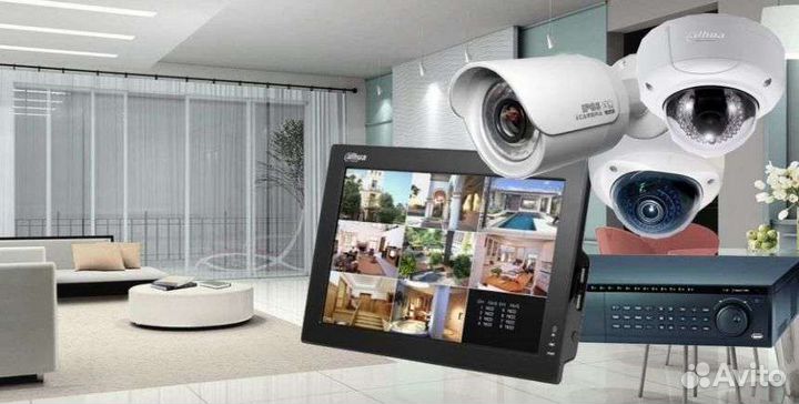 Комплект видеонаблюдения,камеры, интернет