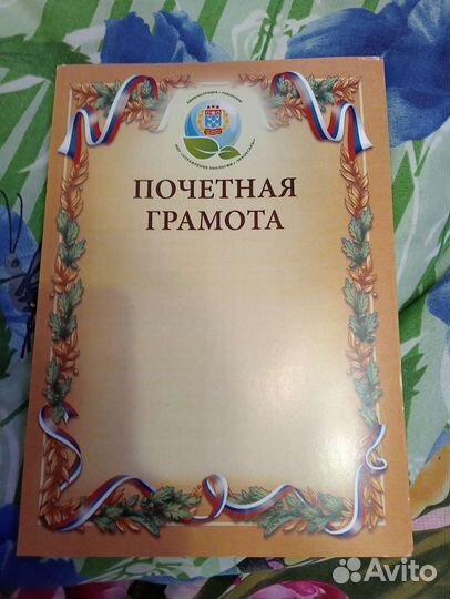 Почетная грамота