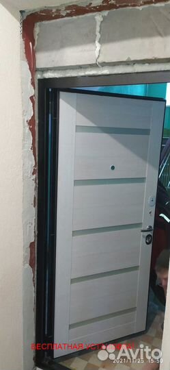 Дверь входная с установкой