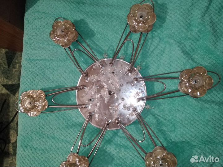 Люстра потолочная светодиодная с пультом