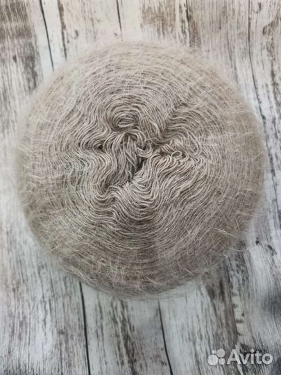 Пряжа с пухом козы