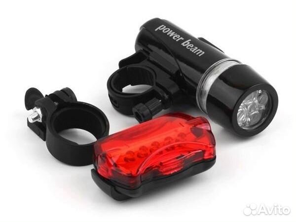 Фонари велосипедные,передний + задний
