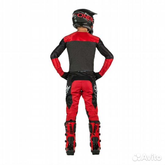 Мотоштаны Oneal mayhem-hexx-pants red-black