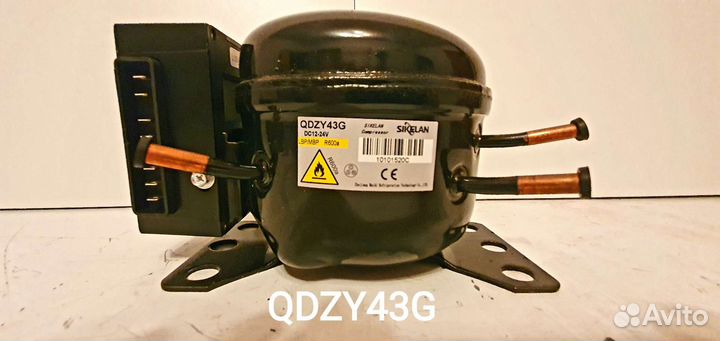 Компрессор 12 Вольт для холодильника qdzy43g