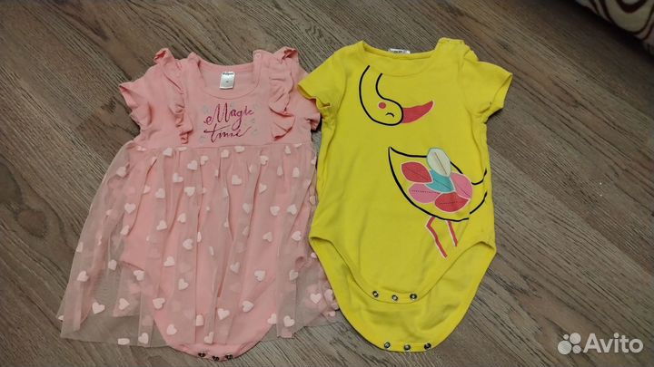 Вещи пакетом для девочки 74-80