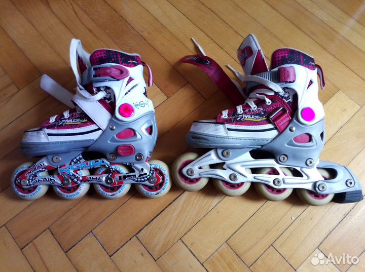 Роликовые коньки детские 29-32 (раздвижные)