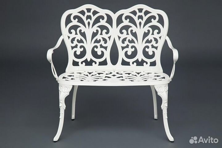 Скамья Symphonie алюминиевый сплав, butter white