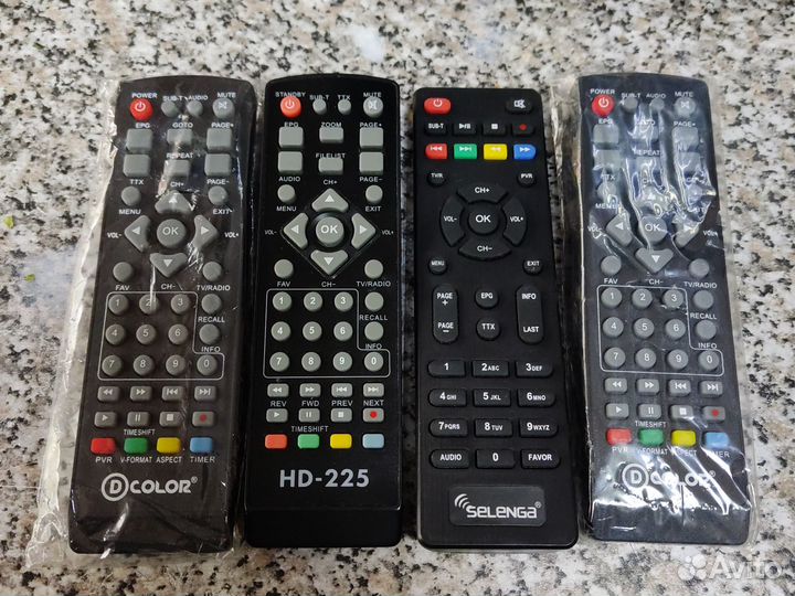 Пульт ду для приставок dvb-t2 и тв
