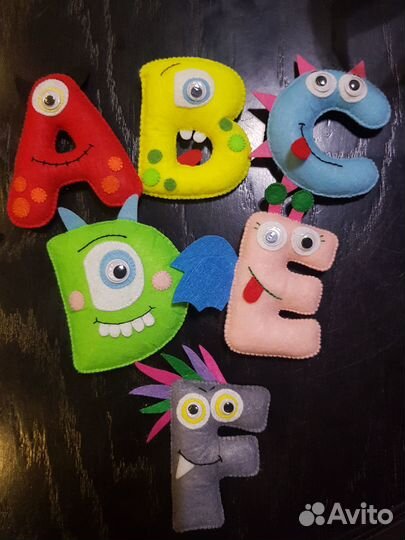 Алфавит из фетра