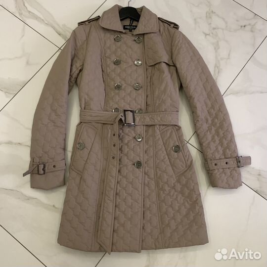 Стеганое пальто демисезонное 44
