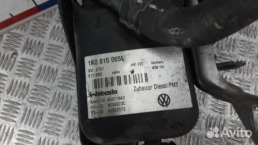 Автономный отопитель (вебасто) volkswagen touran