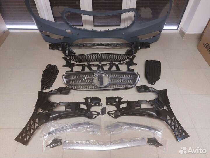 Передний бампер w212 AMG пакет