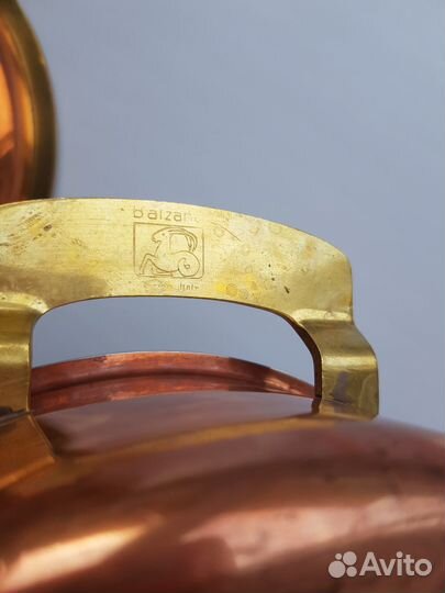 Медная кастрюля,Италия,винтаж