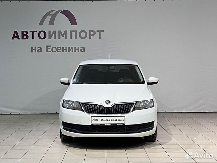 Skoda Rapid 1.6 МТ, 2017, 90 100 км