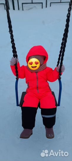 Зимний комбинезон для девочки 92