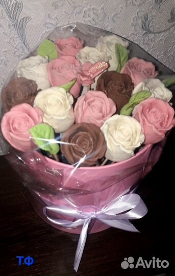 Шоколадные цветы, букеты, наборы