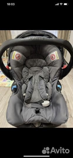 Автолюлька переноска + база Teutonia Tario