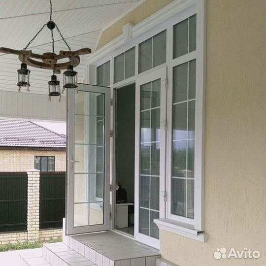 Пластиковые окна. остекление коттеджей