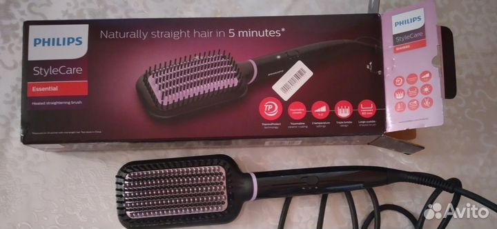 Расческа-выпрямитель Philips BHH880/00 StyleCare E
