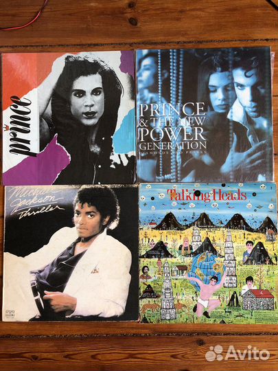 Грампластинки M. Jackson, Prince, Talking Heads