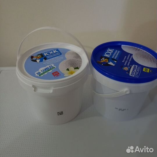 Ведро пищевое с крышкой контейнер для заморозки