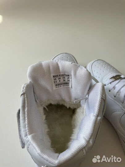 Кроссовки женские зимние nike air force