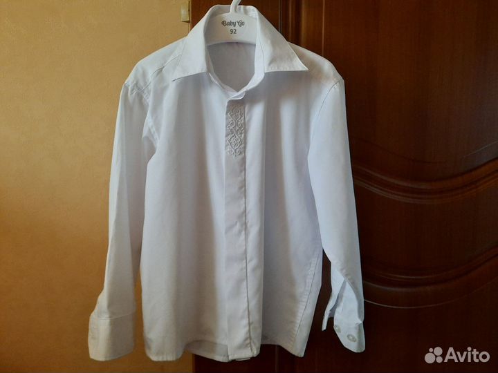 Белая нарядная рубашка на мальчика 104 imperator