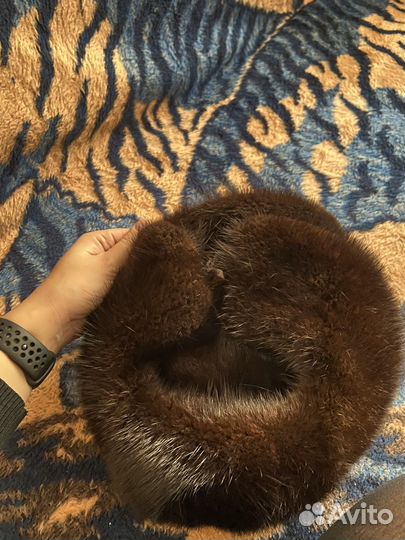 Мужская шапка норковая