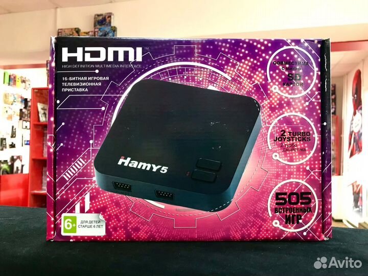 Hamy 5 hdmi 505 Игр (Новая)