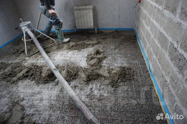 Стяжка пола за 1 день