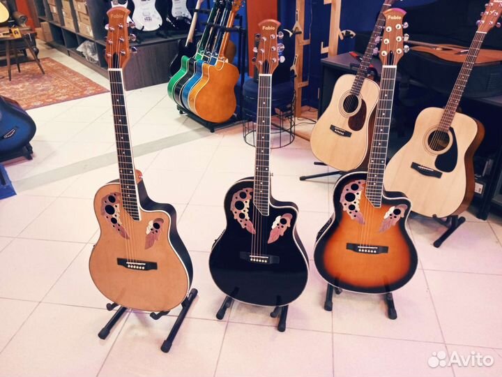 Электро акустическая гитара Fabio