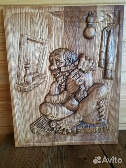 Панно резное