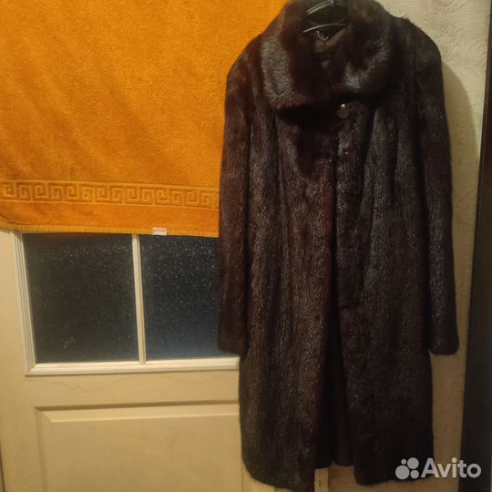 Шуба норковая 46 48 черная