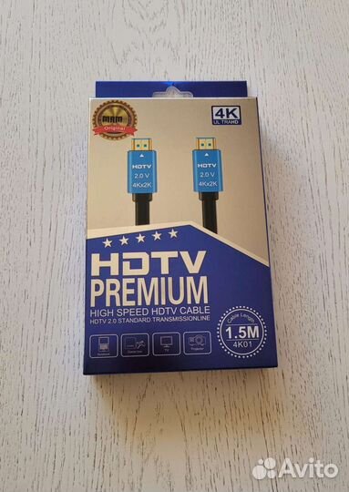 Кабель Hdmi 4k v2.0 1.5м, 3м, 5м